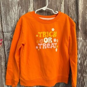 Cat & Jack Orange Trick or Treat Sweatshirt
